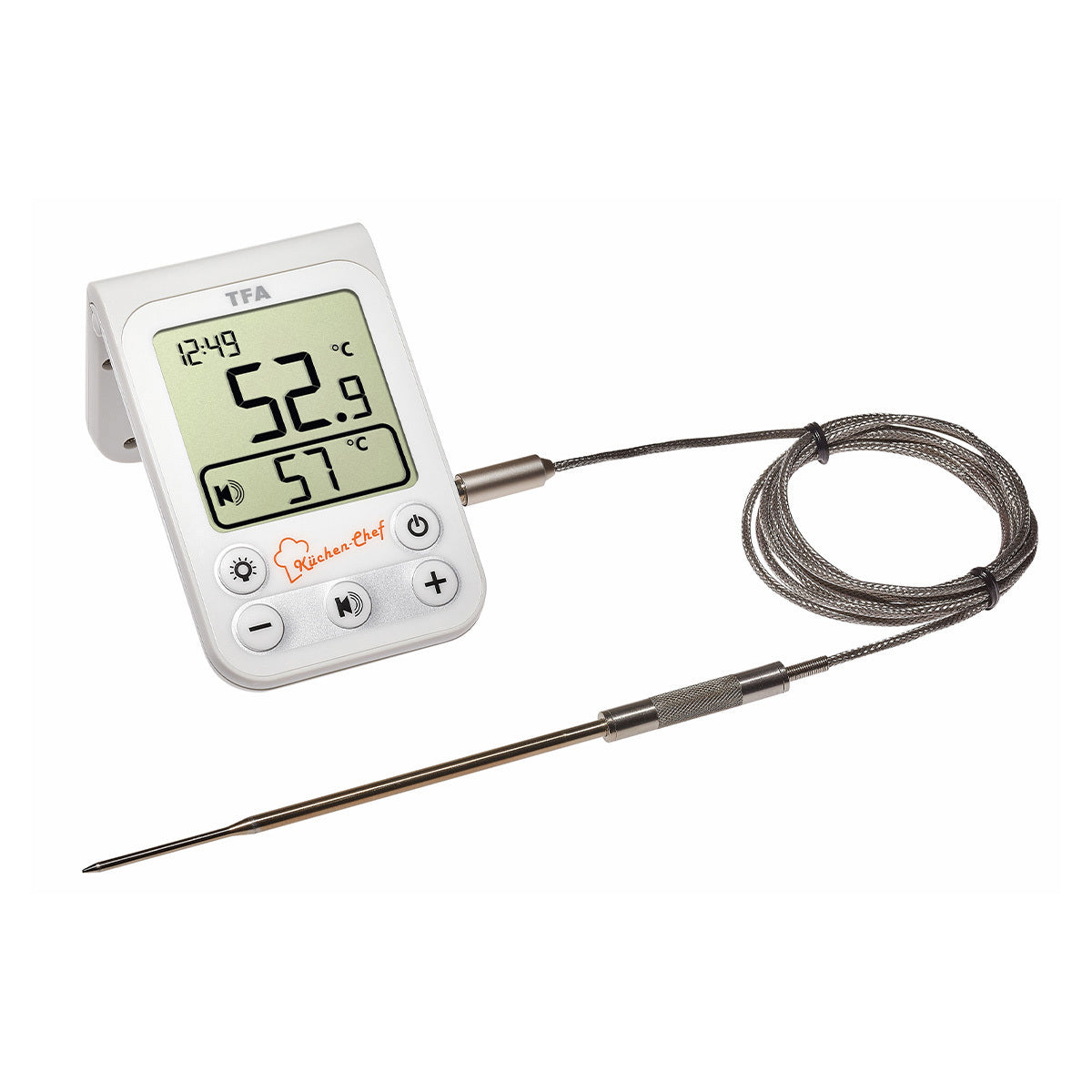 TFA 14,1510,02  Kitchen Chef Digital BBQ Meat Thermometer