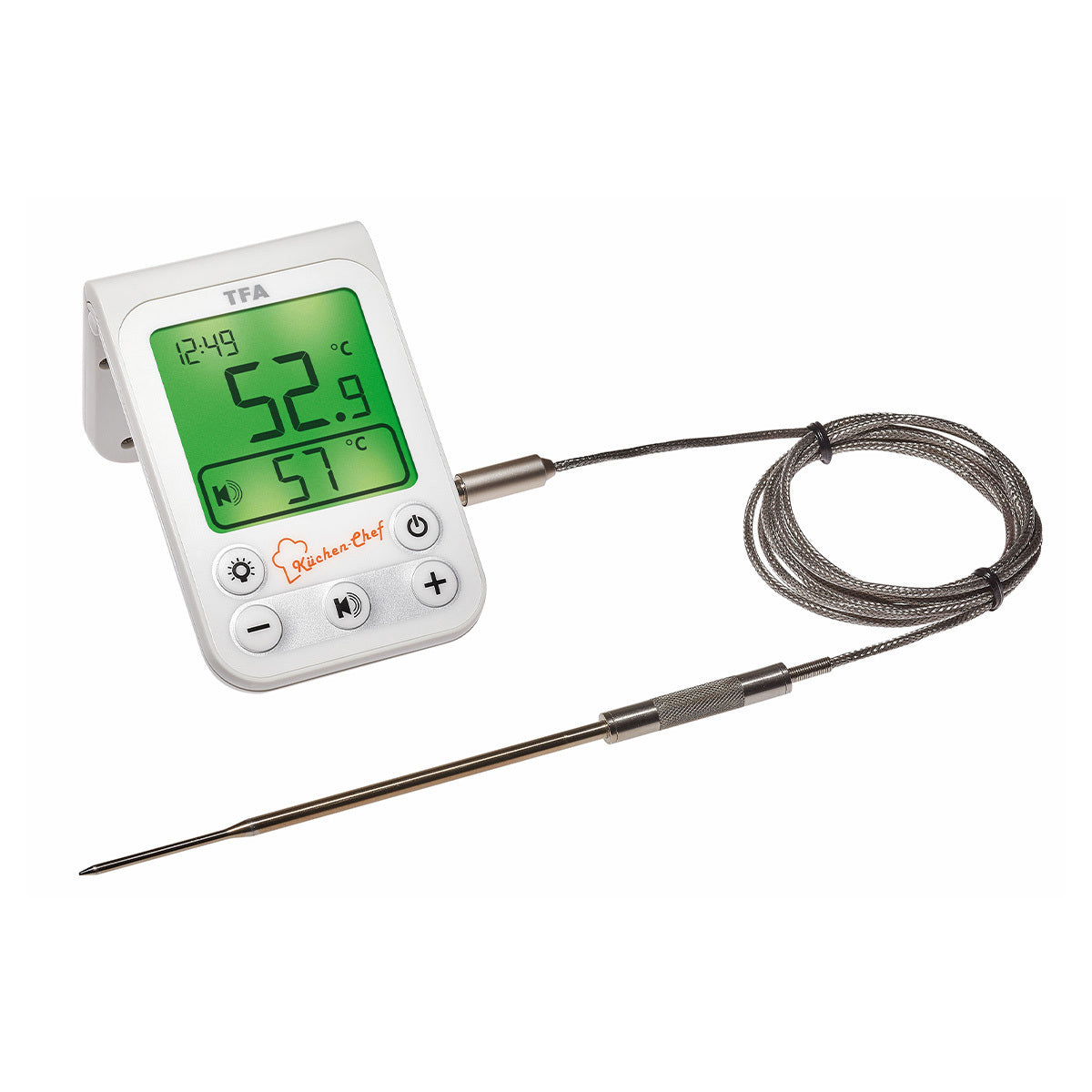 TFA 14,1510,02  Kitchen Chef Digital BBQ Meat Thermometer