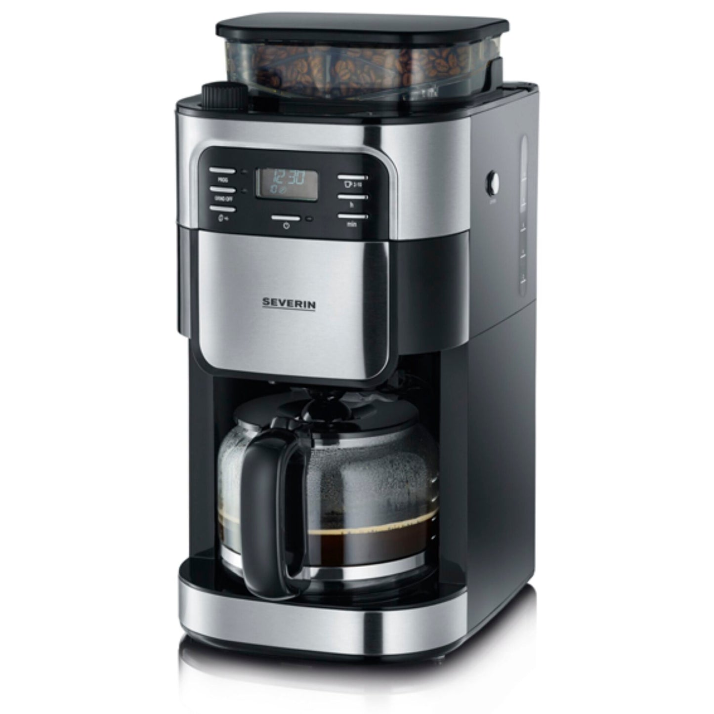 Severin KA 4810 Coffee Maker with Built-in Grinder