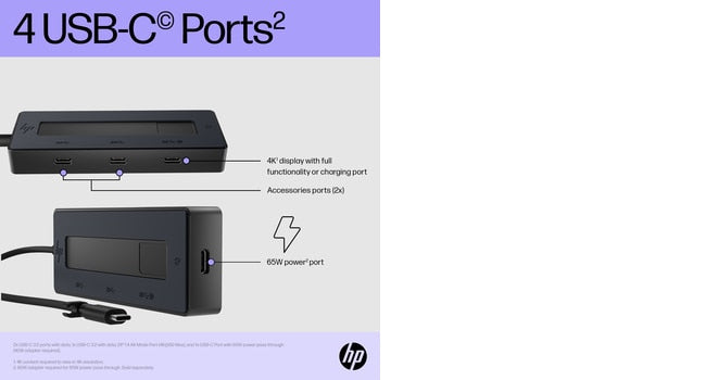 HP 4K USB-C Multiport Hub