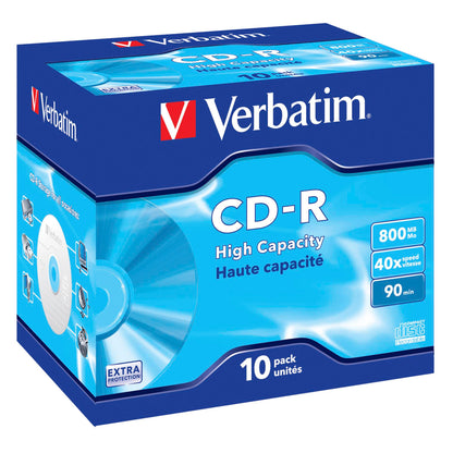 1x10 Verbatim CD-R 90 / 800MB JC 48x Speed, ExtraProtection