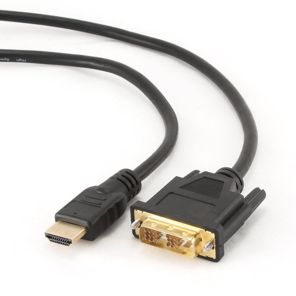 Καλώδιο Gembird 3 μέτρα, HDMI σε DVI, αρσενικό σε αρσενικό, DVI-D μαύρο