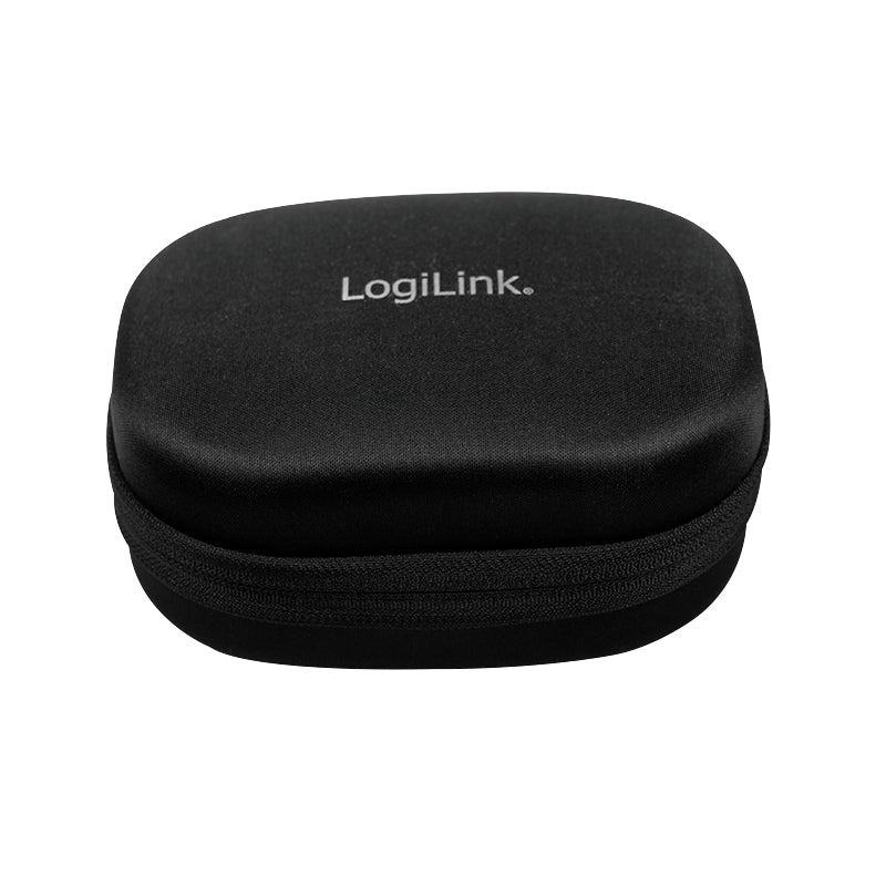 LogiLink Bluetooth Headset, Active Noise Cancelling, V5.0, schwarz