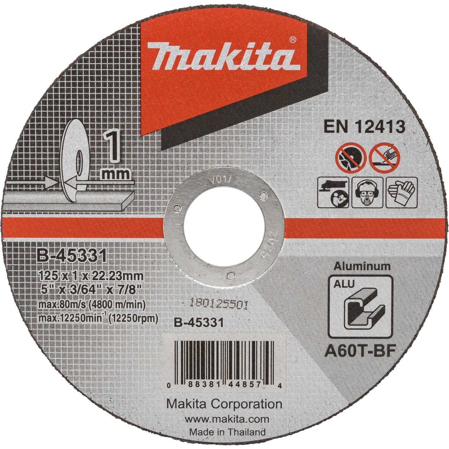 Makita B-45331 cutting disk 125x1mm Alu