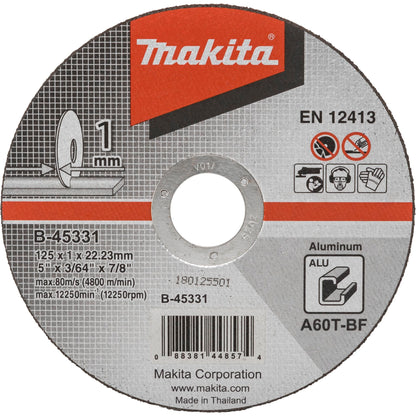 Makita B-45331 cutting disk 125x1mm Alu