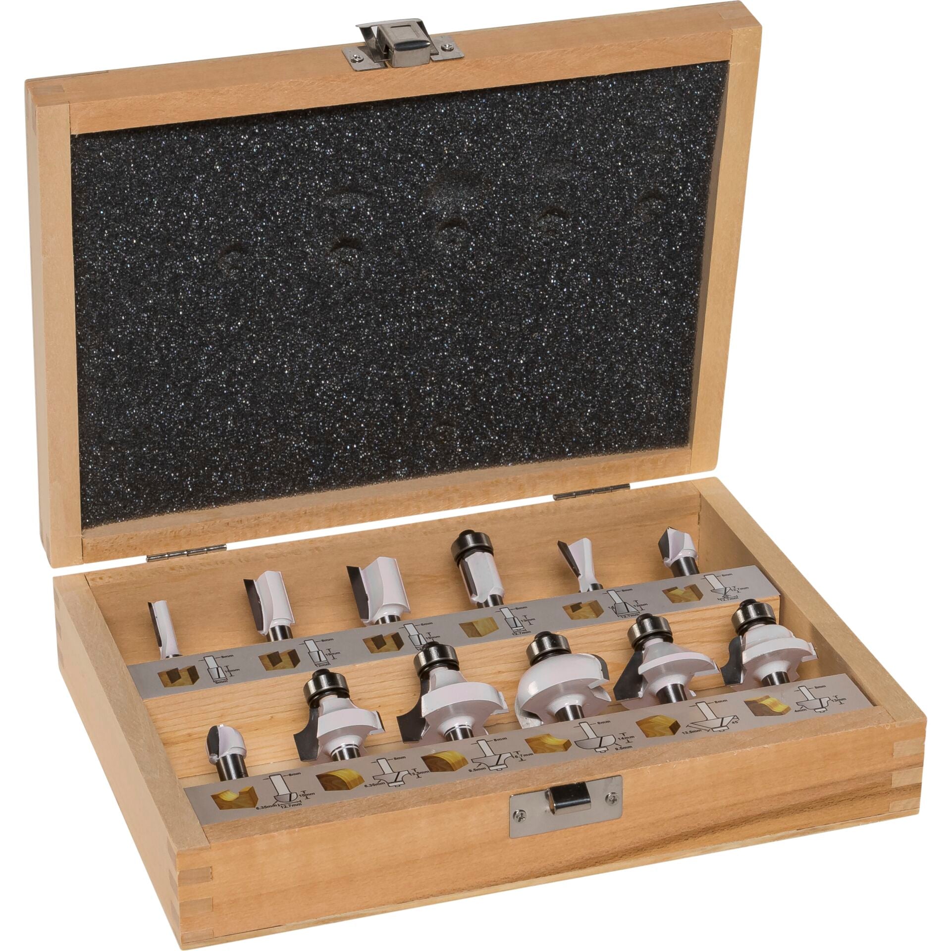 Makita D-53556 8mm Cutter Set, 12 Pieces