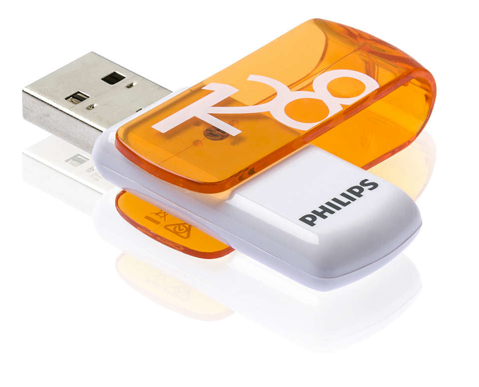 Philips USB 2,0            128GB Vivid Edition Sunrise Orange