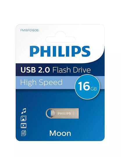 Philips USB 2,0             16GB Moon Vintage Silver