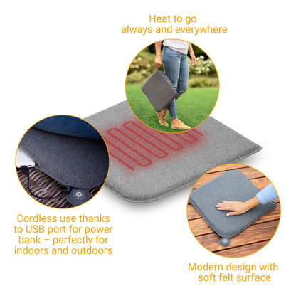 Medisana OL 600 Outdoor Chair Cushion (grey)