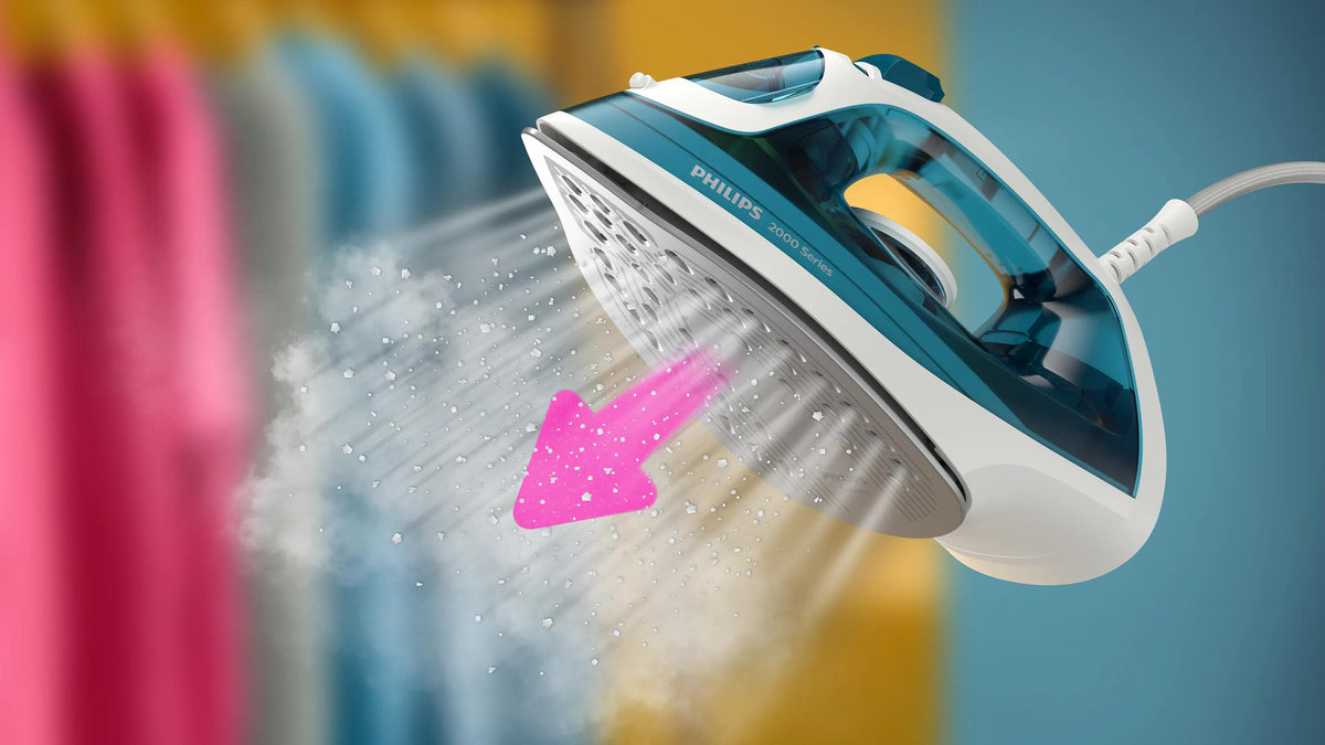 Philips 2000 series DST2020/90 Steam Iron — Ceramic Soleplate, 2000 W, Aqua