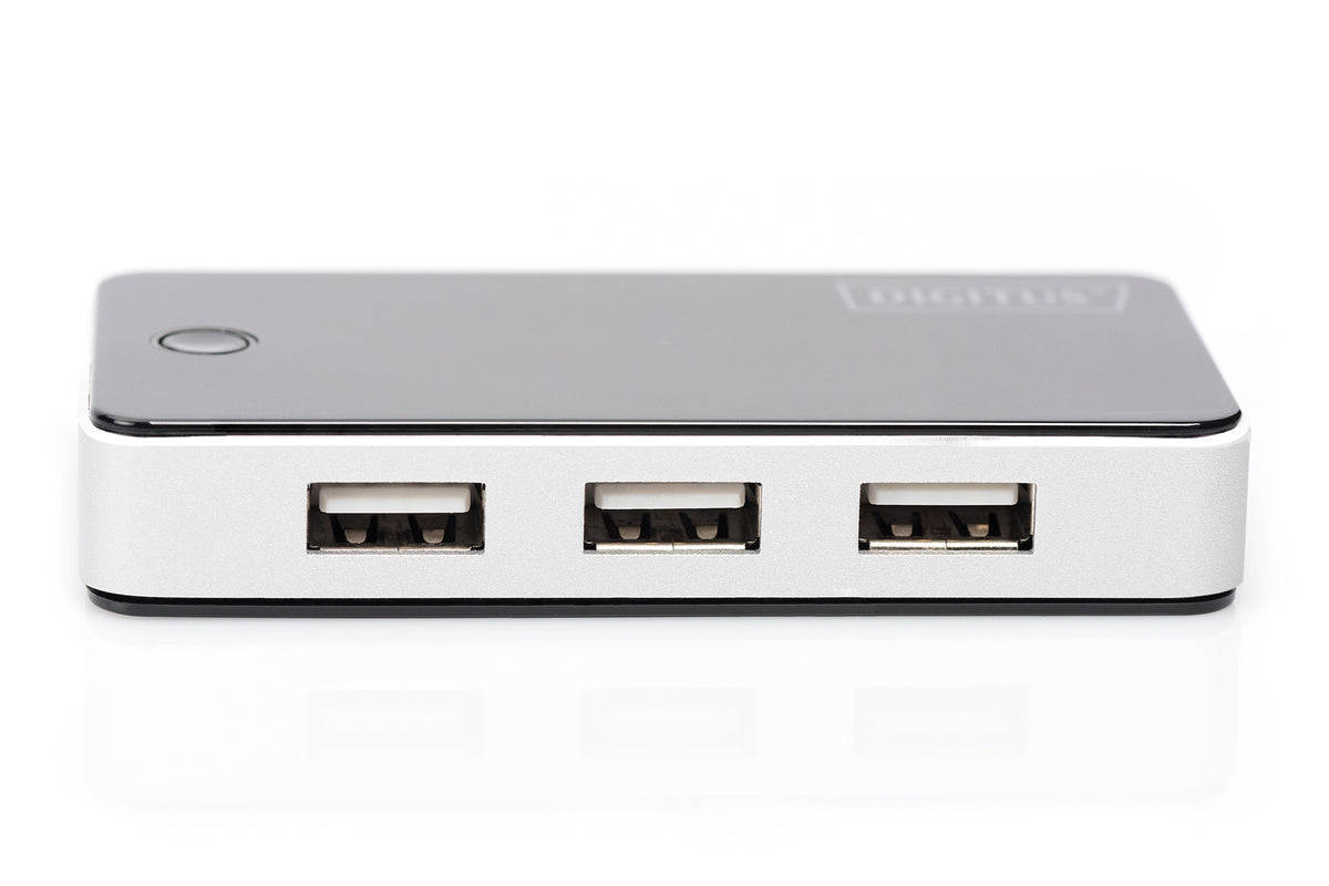 DIGITUS USB-Hub    7-Port 2.0->7xA2.0 m.Netzteil     schwarz