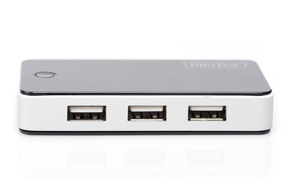 DIGITUS USB-Hub    7-Port 2.0->7xA2.0 m.Netzteil     schwarz