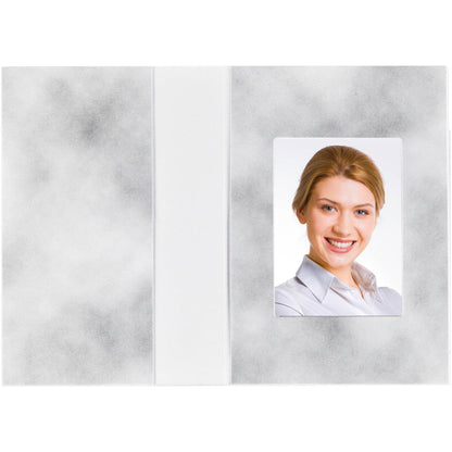1x100 Daiber portfolio  cloud design, grey, 36x50 mm