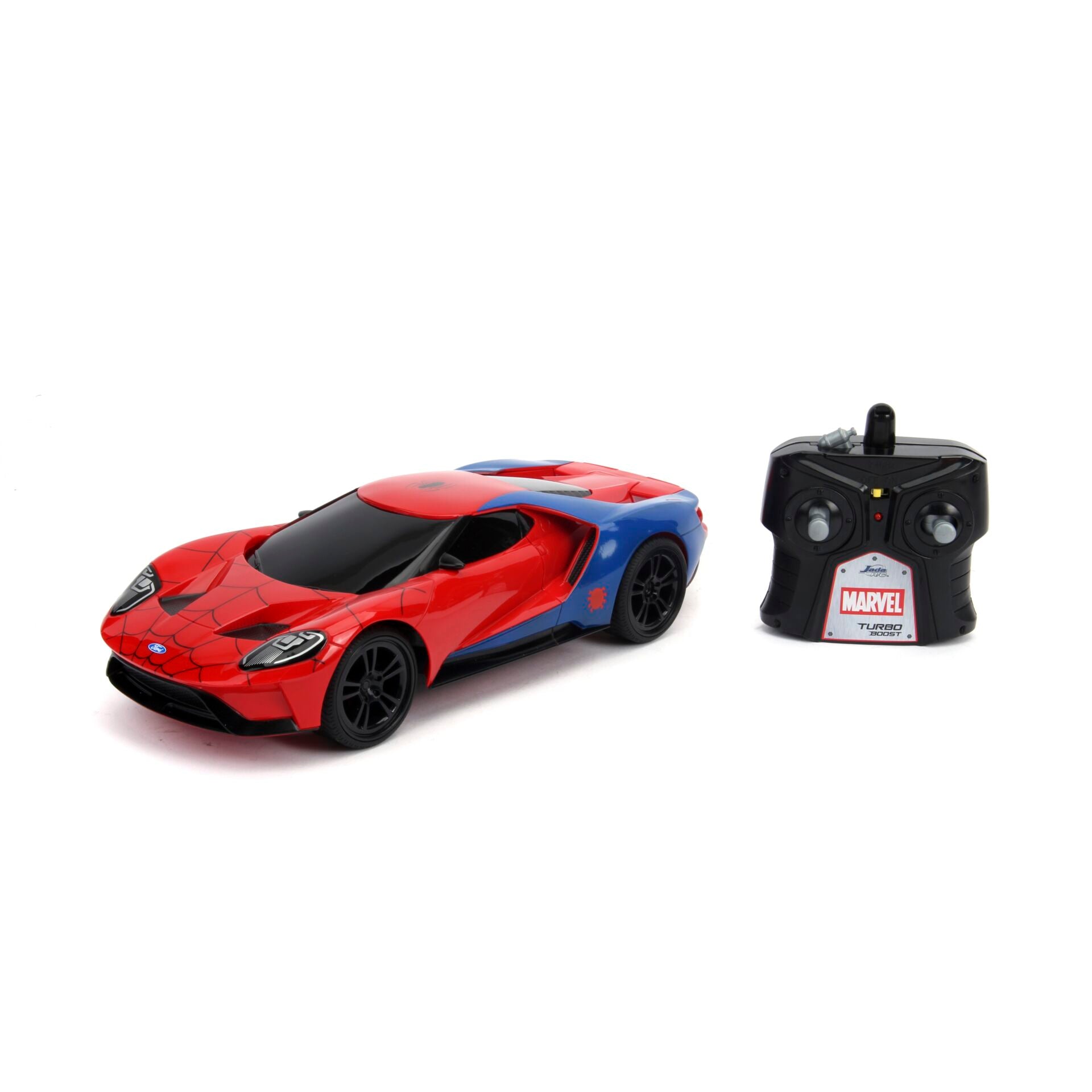 Jada RC Marvel Spider-Man 2017 Ford GT 2.4 GHz 1:16 Scale 253226002