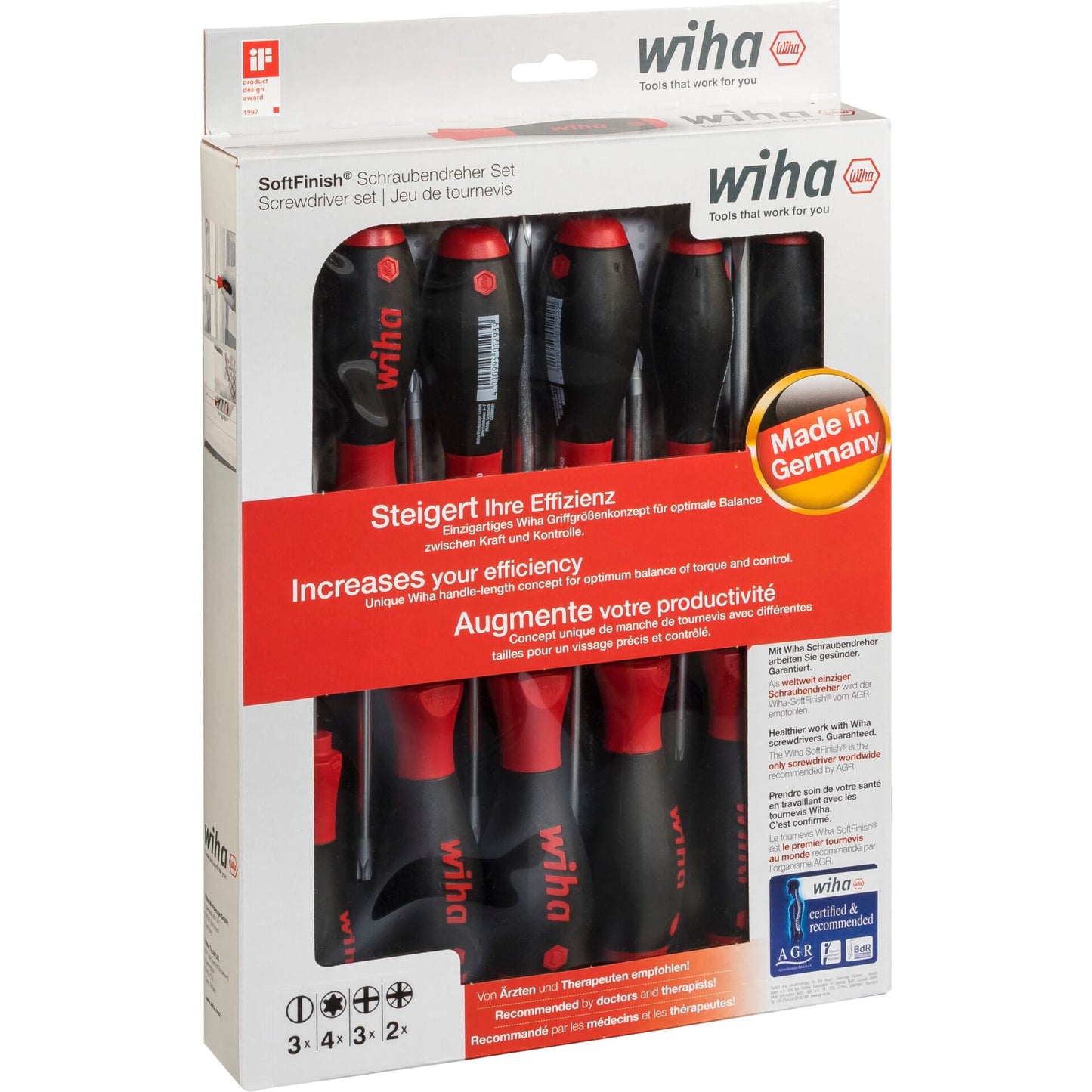 Wiha Screwdriver Set SoftFinish