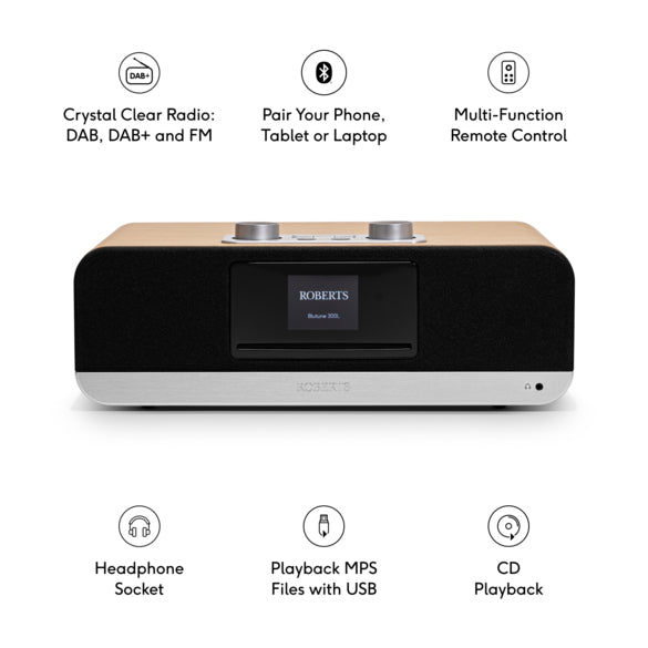 Roberts Radio BluTune 300LE Cherry