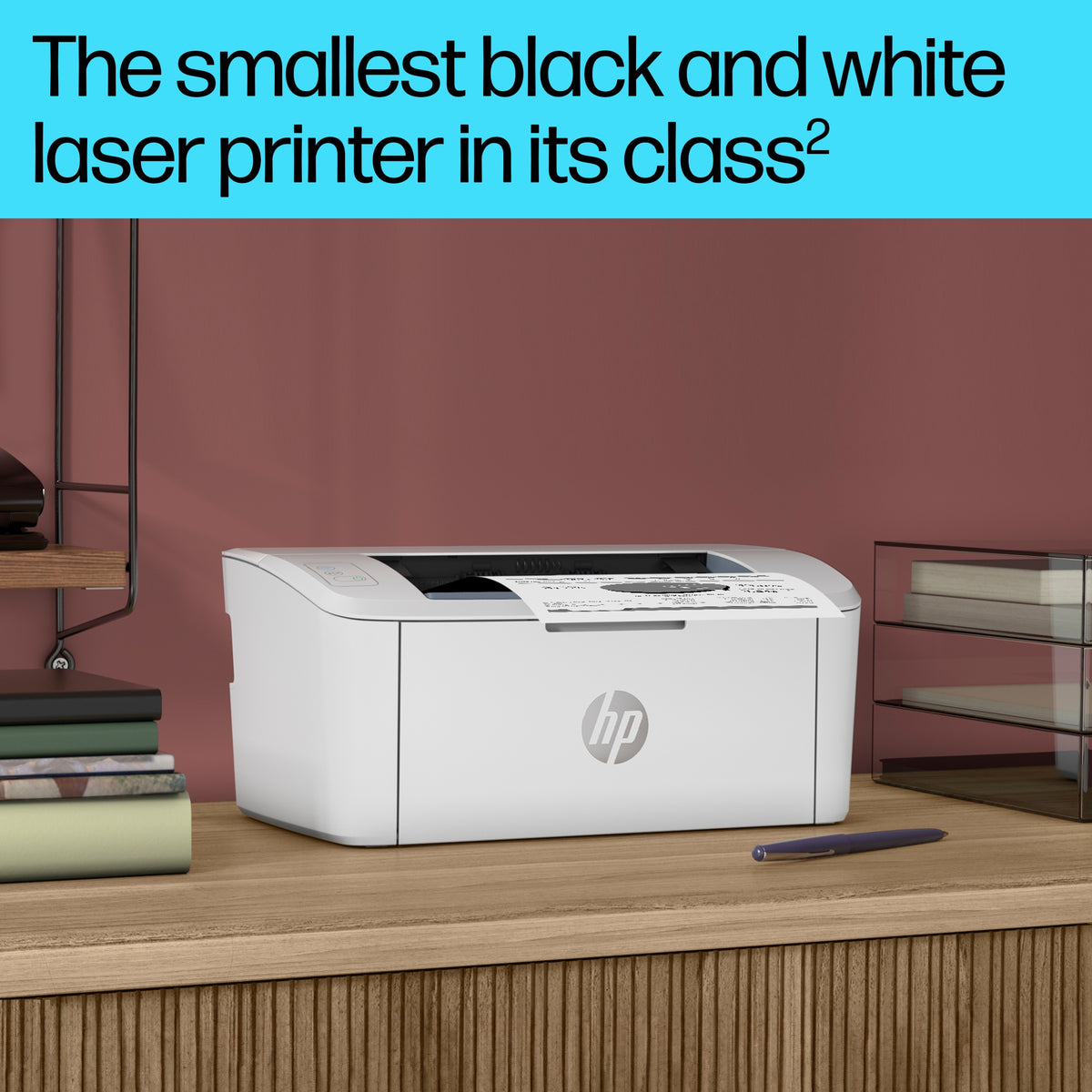 HP LaserJet M110w Printer, Black and white, Printer for Small office, Print, Compact Size