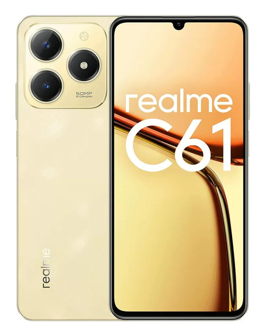 REALME C61 6+256GB DS NFC Σπαρλέ Χρυσό