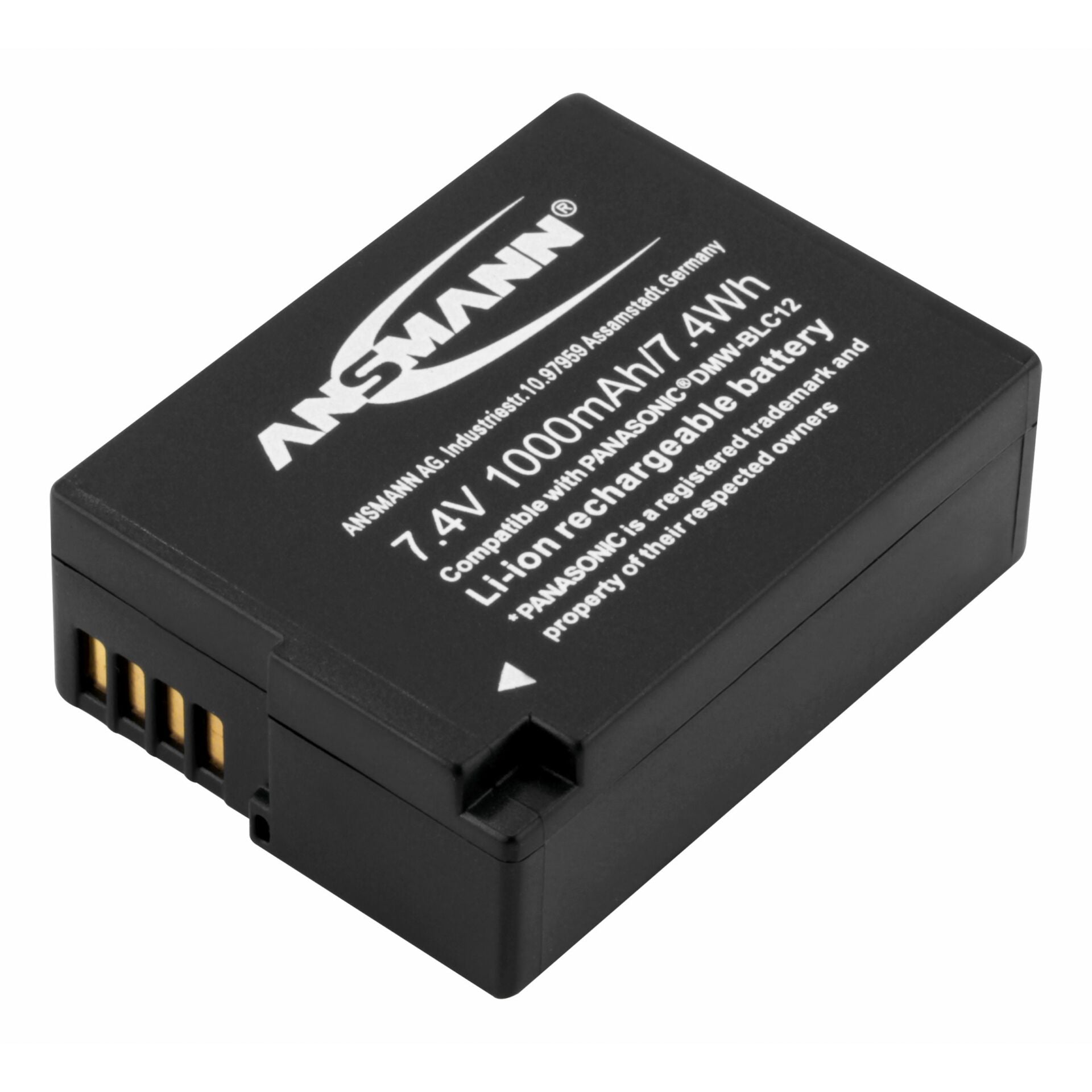 Ansmann A-Pan DMW-BLC12 1000mAh 7.4V Rechargeable Battery