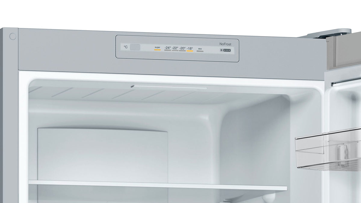 Bosch KGN33NLEB Serie 2 Refrigerator Freezer Combination (Stainless Steel)