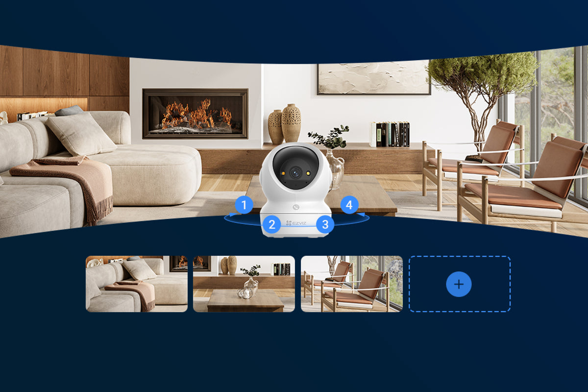 EZVIZ H6C security camera Spherical IP security camera Indoor 1920 x 1080 pixels Desk