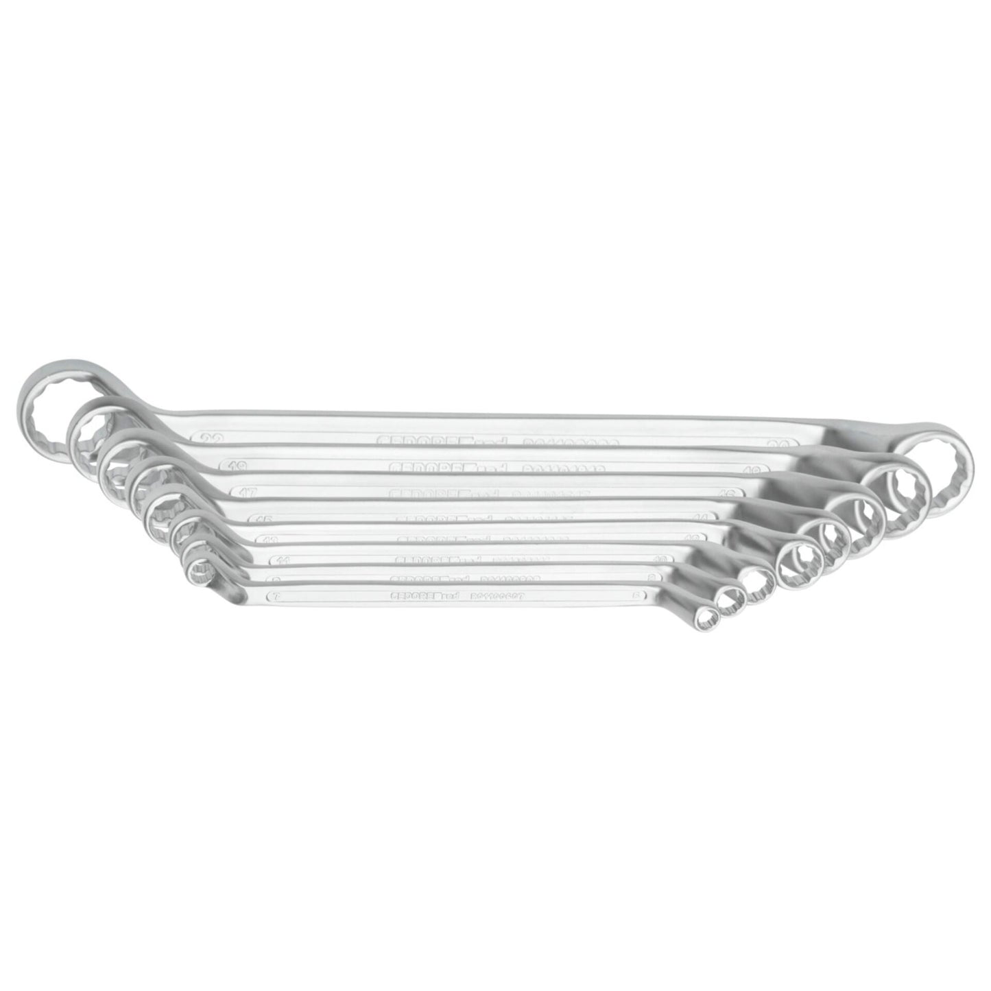 GEDORE red Double ring end Spanner Set 8-pieces 6-22 mm