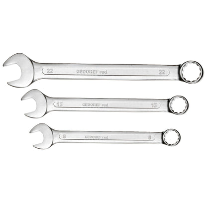 GEDORE red Ratchet Spanner Set metric   17-pieces