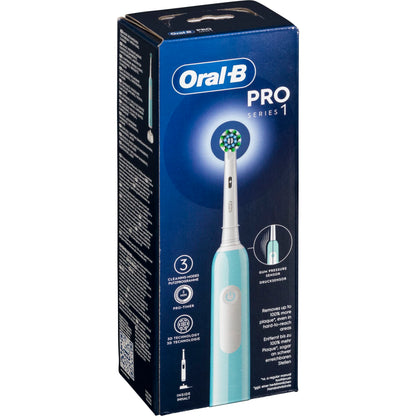 Oral-B Pro 1 Cross Action Electric Toothbrush, Caribbean Blue