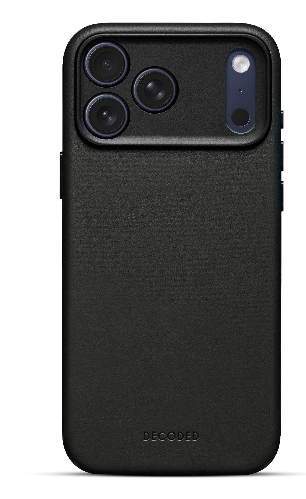 Decoded Leather Backcover for iPhone 17 Pro in Black
