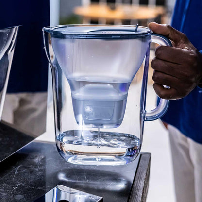 Dzbanek filtrujący Brita Style Essential+2 wkłady MaxtraPro PP (2,4l; ciemnoniebieski)