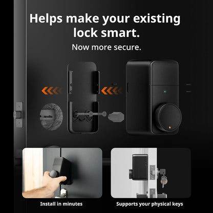 SwitchBot Smart Lock Pro electronic door lock — Black