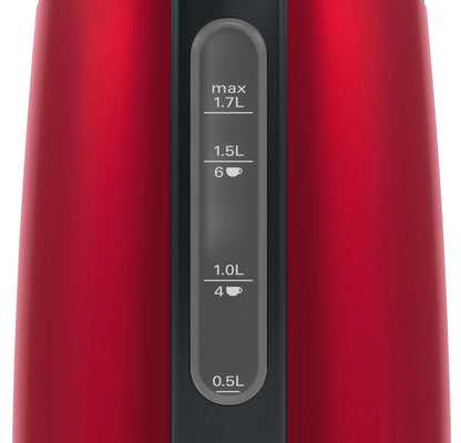 Bosch TWK3P424 electric kettle 1.7 L 2400 W Grey, Red