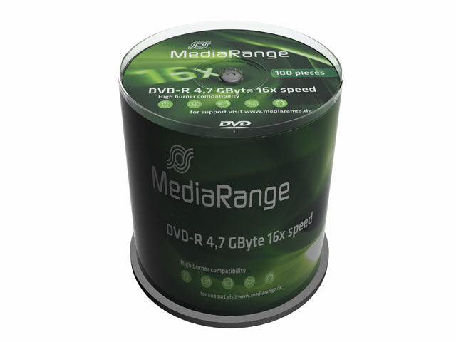 MediaRange DVD-R 4.7GB 100pcs Spindle 16x