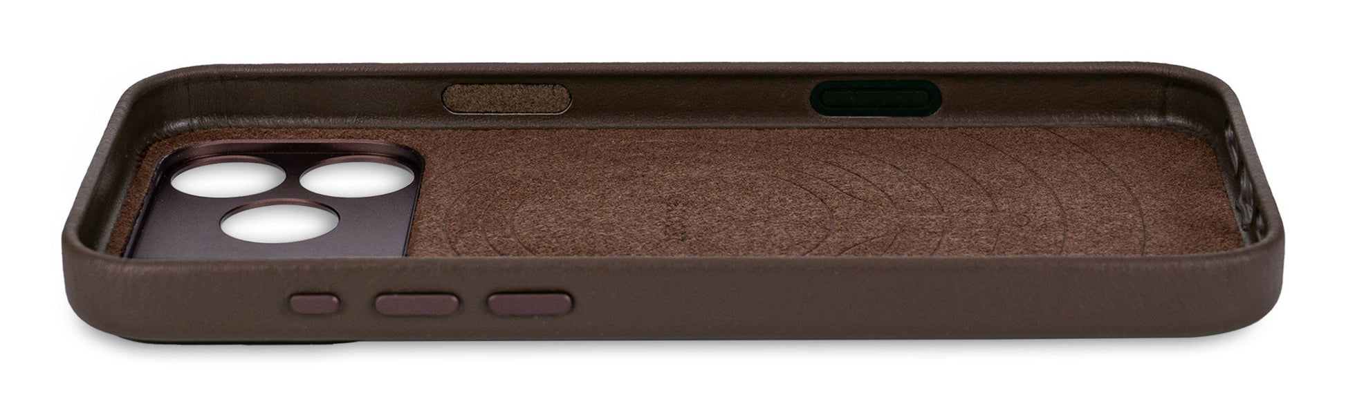 Decoded Leather Backcover for iPhone 17 Pro Max in Chocolate Brown
