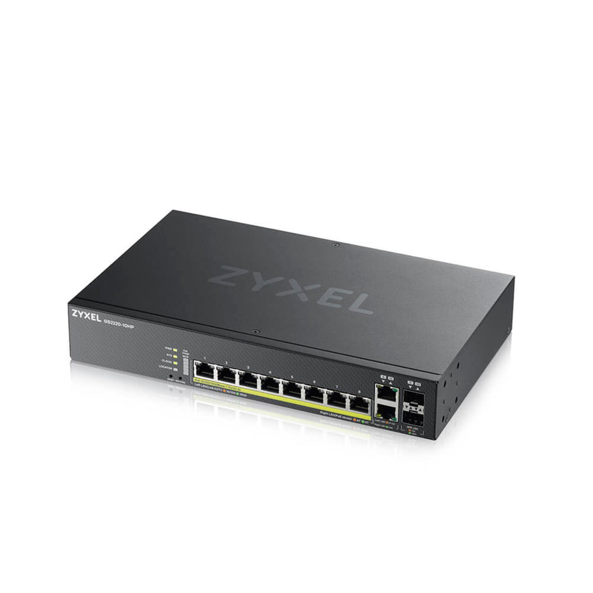 Zyxel GS2220-10HP 8 Port + 2x SFP/Rj45 Gb POE