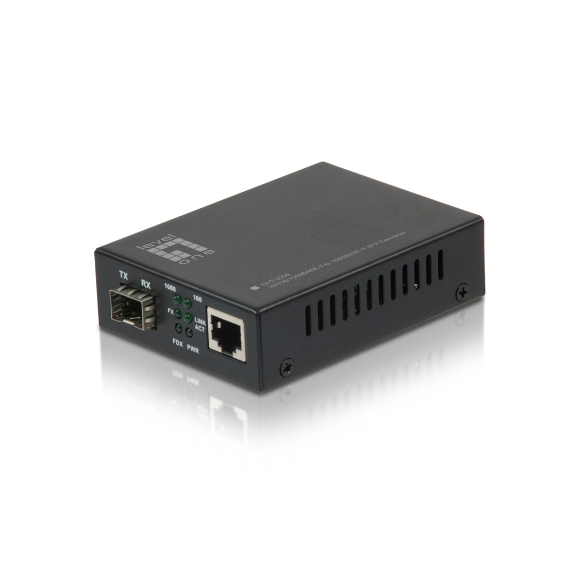 Level One GVT-2000 RJ45 SFP Gigabit Media Converter