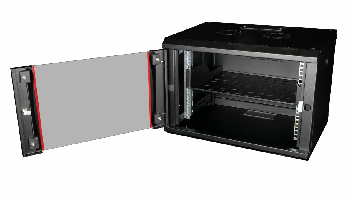 Equip 19" Fachboden fest für Serverschränke  80cm 2U schwarz