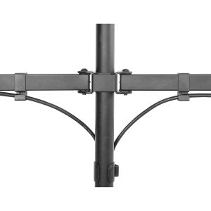 Maclean MC-884 monitor mount / stand 81.3 cm (32") Black Desk