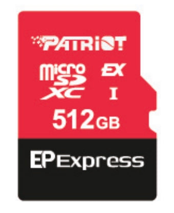 Patriot Memory EP Express 512GB MicroSDXC 800/600 MB/s (PEF512GEPEXMCX)