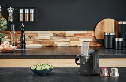 Tefal MB77EN electric grater/spiralizer Plastic Black