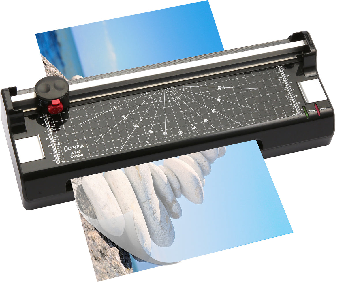 Olympia Laminator A 240 Combo – up to DIN A4, Black