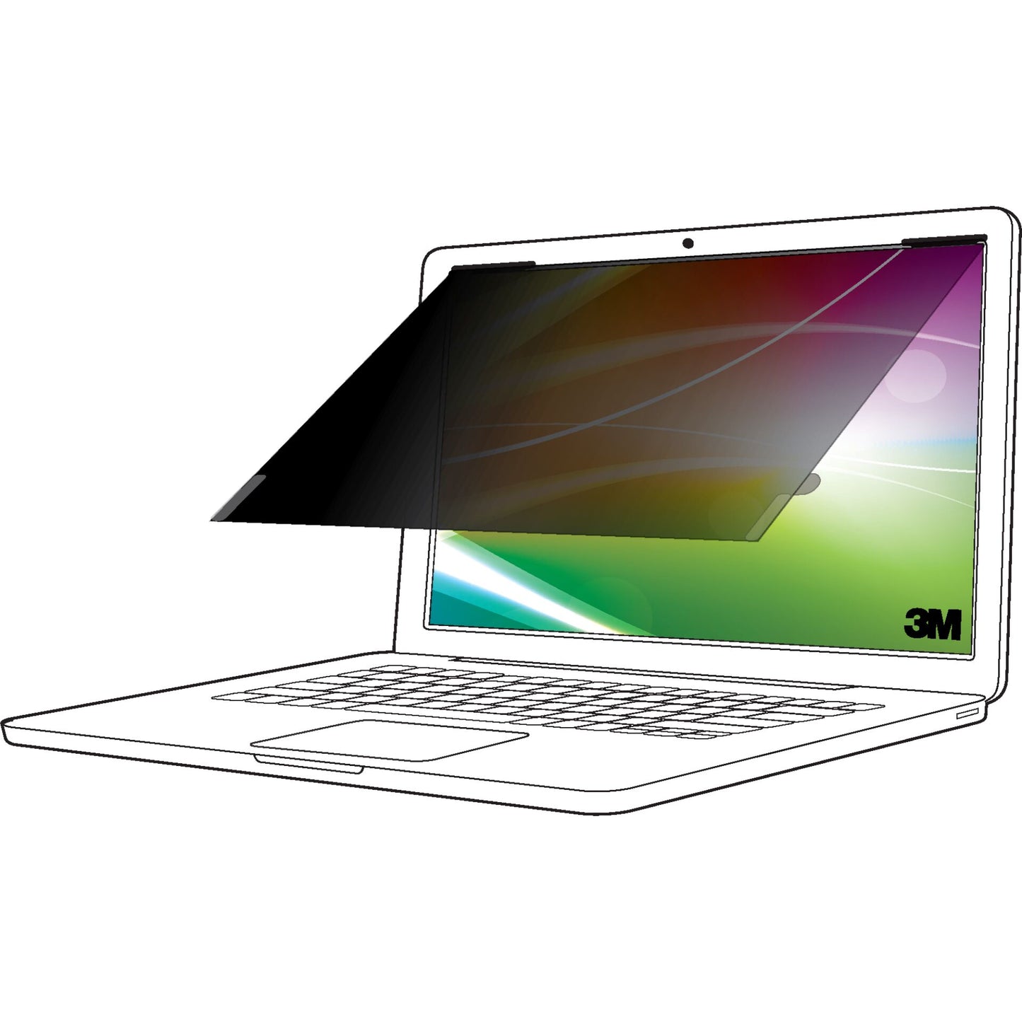 3M BP141W1B Privacy Filter 16:10 14,1  Bright Screen for Laptop