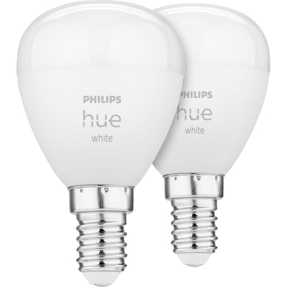 Philips Hue LED Bulb E14 2-Pack Set 5.7W 470lm White Finish