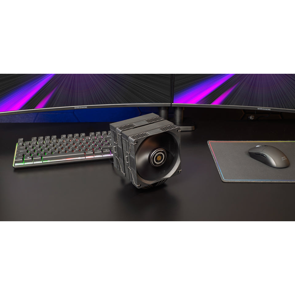 Mars Gaming MCPU-X26PRO Processor Air cooler 12 cm Black 1 pc(s)