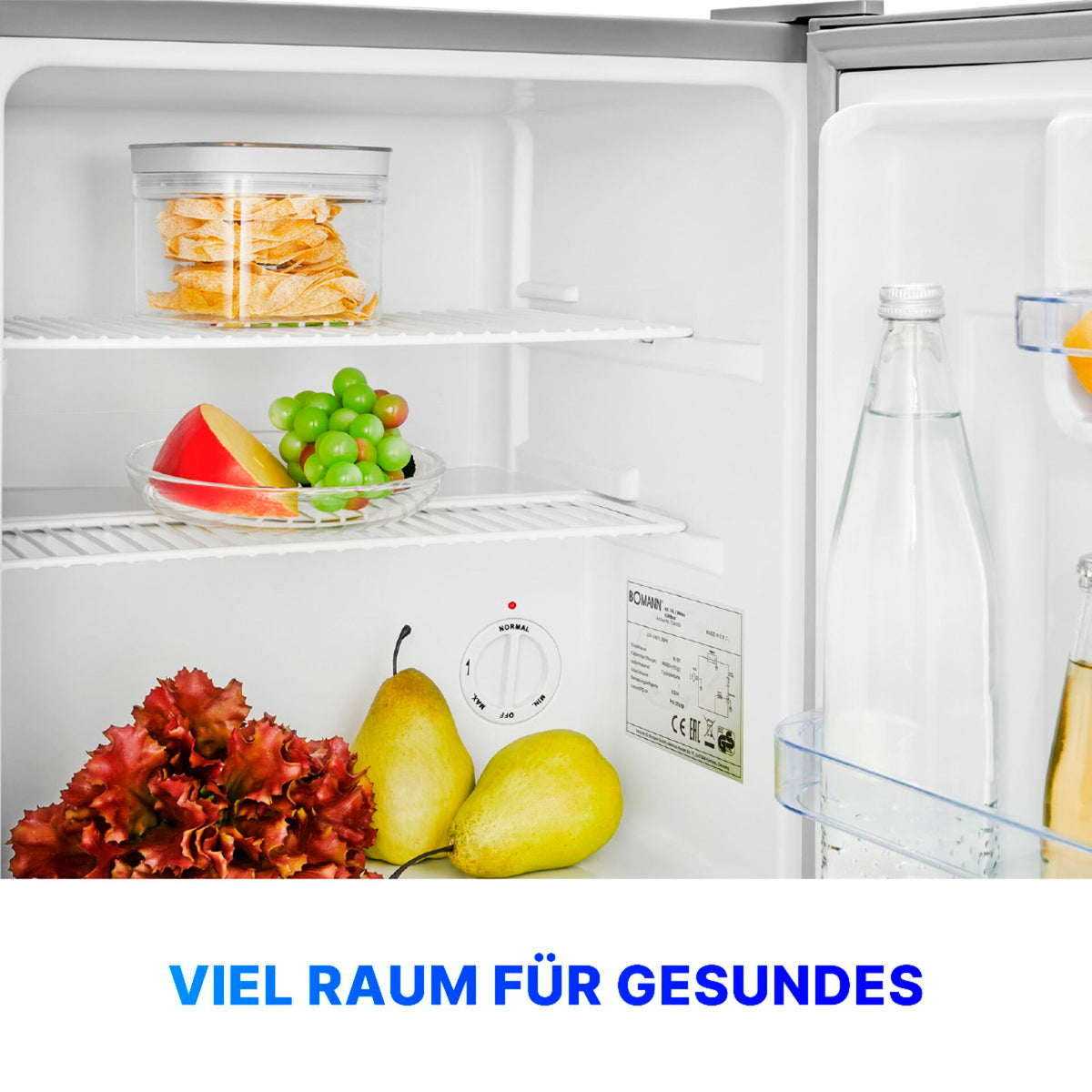 Bomann KB 7346 stainless steel-look Cooler