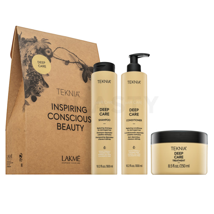 Lakmé Teknia Deep Care Pack 300 ml + 300 ml + 250 ml