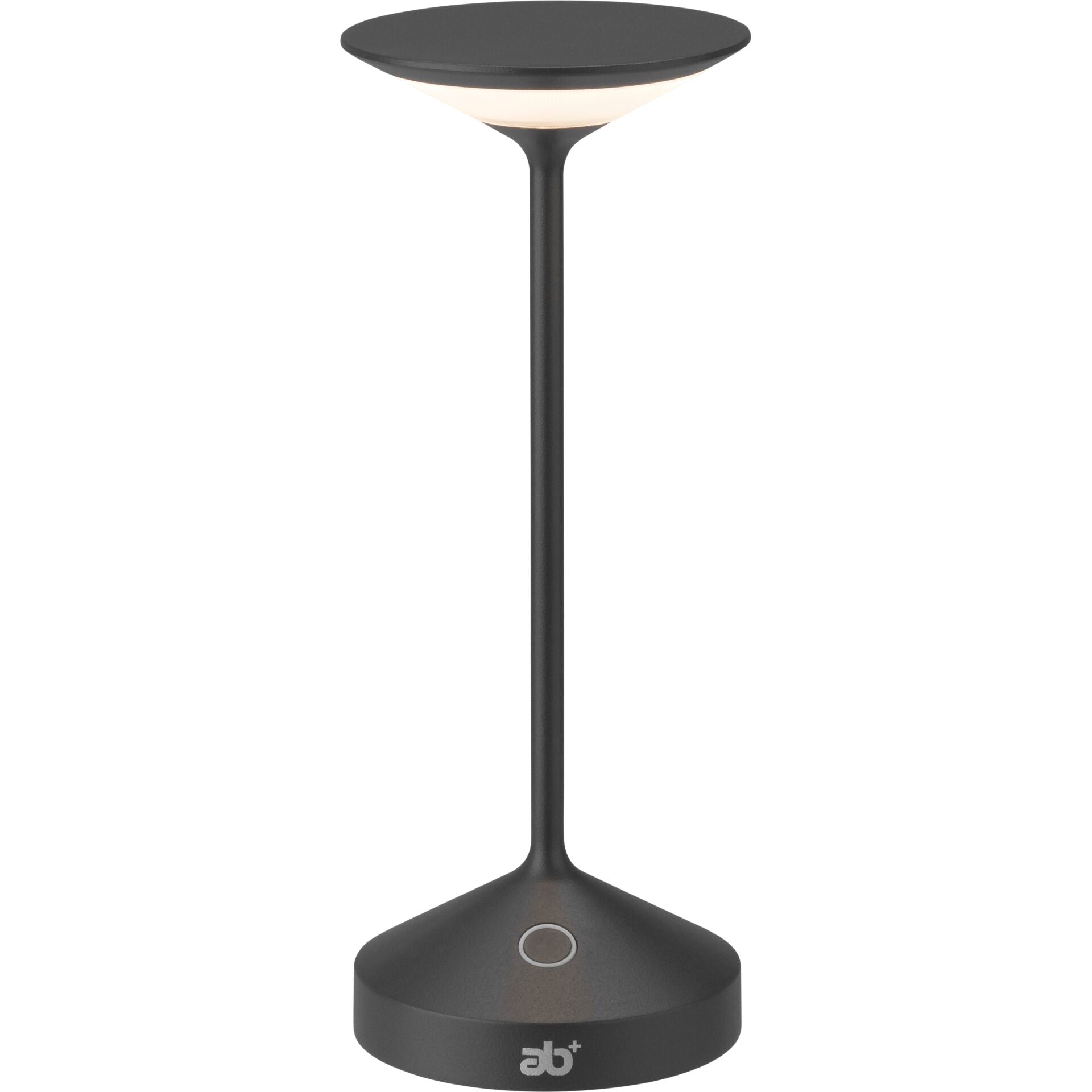 ab+ by Abert Tempo Mini Portable Table Lamp in Charcoal