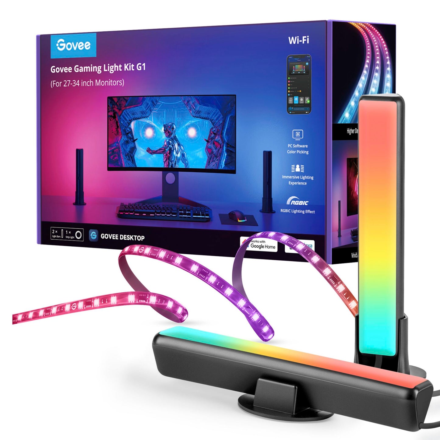 Govee PC Monitor Pro Kit for 27 Inch -34 Inch Monitor