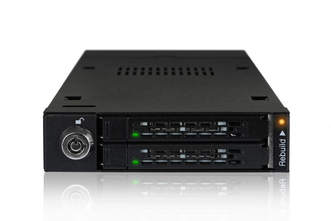Backplane IcyDock 2x6,3cm SATAI-III in 1x3,5" RAID-Controlle