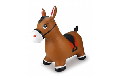 Jamara Hüpftier Horse, Brown, with Pump, 1+